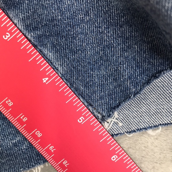 Calvin Klein Jeans Women's Cut Off High Rise Shorts Size 26 New - Picture 9 of 10